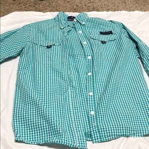 Simply southern blue gingham button down